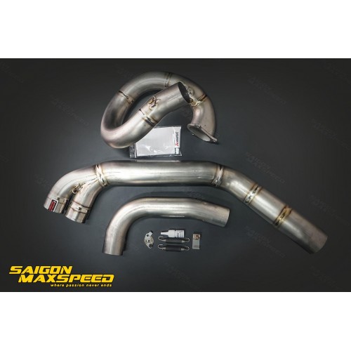 Cổ Pô AKRAPOVIC Titanium Full System Ducati Monster 821 (chính hãng)
